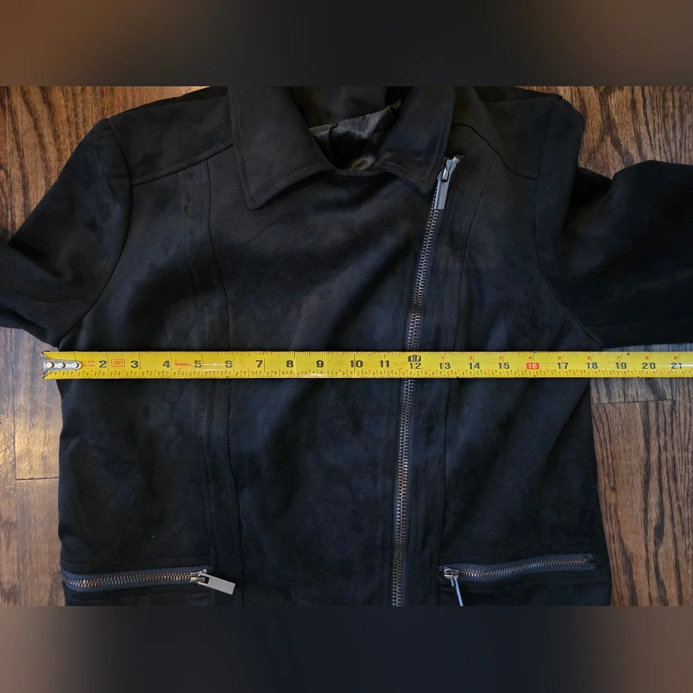 Kut from the Kloth Black Faux Suede Jacket - Picture 9 of 11